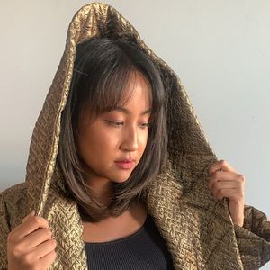 Vintage Bianca Nygard Long Gold Coat